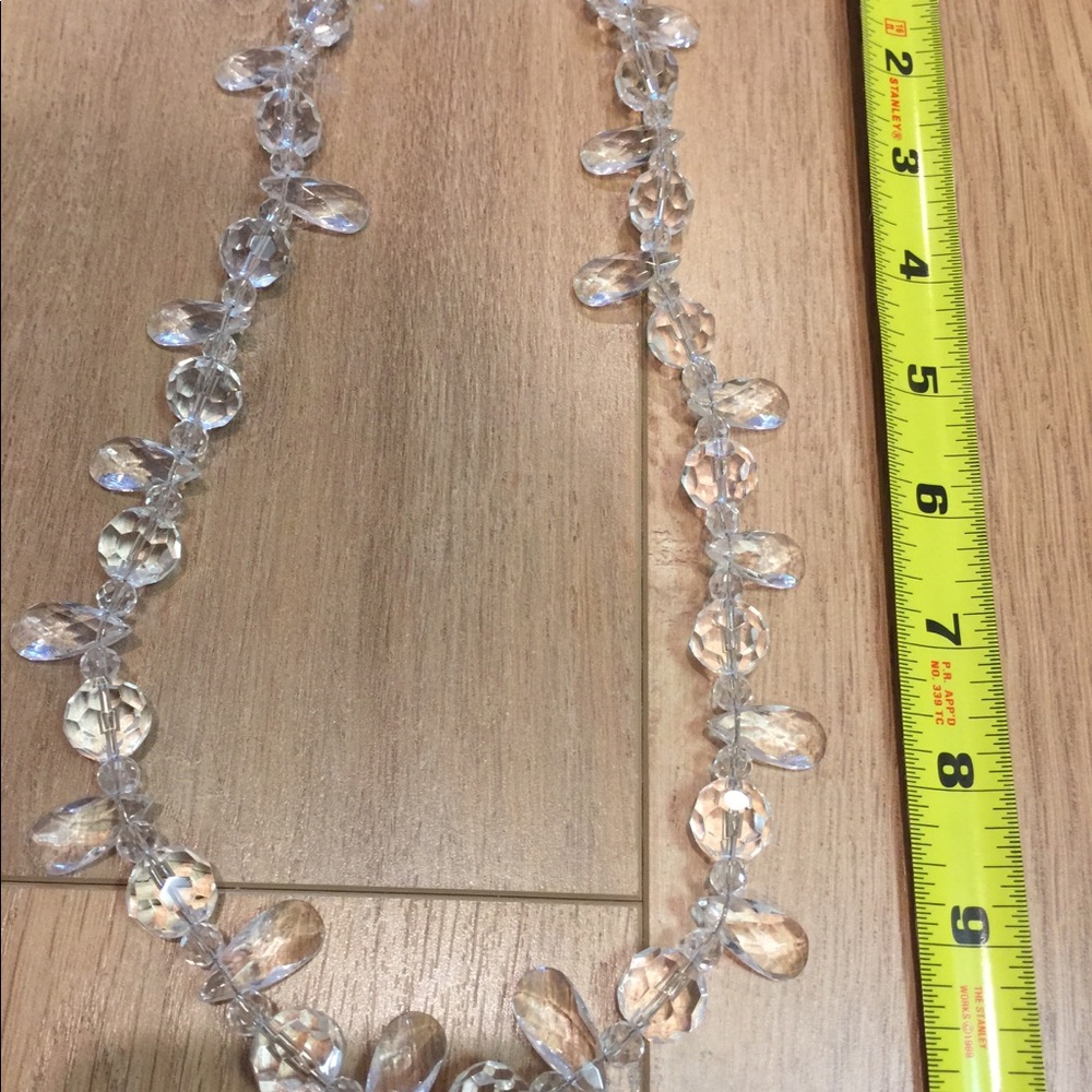 Crystal cut bead necklace - Picture 2 of 3